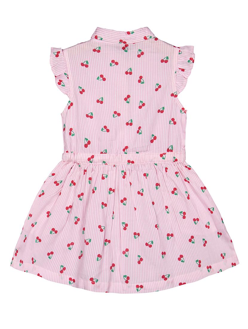 pink rayon frock - 17206343 - Zoom Image - 2