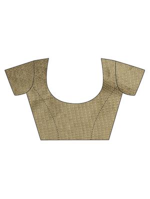 solid bordered saree with face mask with blouse - 17206445 - Standard Image - 4