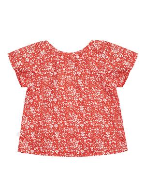 red cotton regular tops & tee - 17206468 - Standard Image - 2