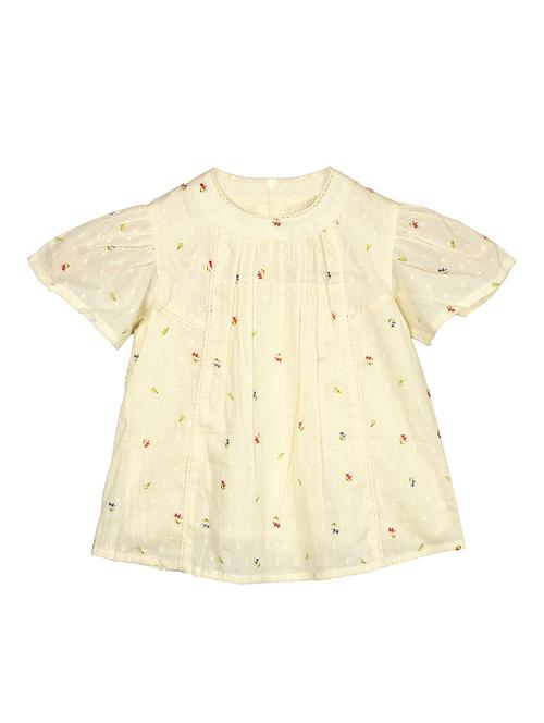 yellow cotton regular tops & tee - 17206476 - Standard Image - 1