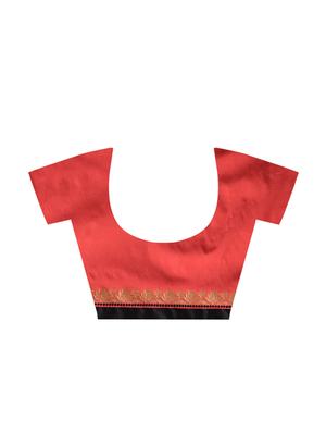 zari work woven saree with blouse - 17206524 - Standard Image - 3