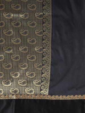 zari work woven saree with blouse - 17206525 - Standard Image - 4