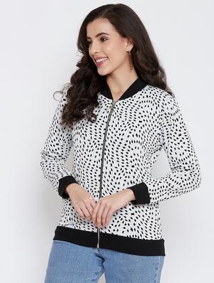 illusion print bomber jacket - 17206592 - Standard Image - 2