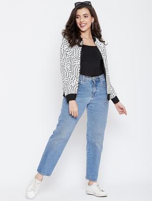 illusion print bomber jacket - 17206592 - Standard Image - 4