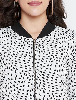 illusion print bomber jacket - 17206592 - Standard Image - 5