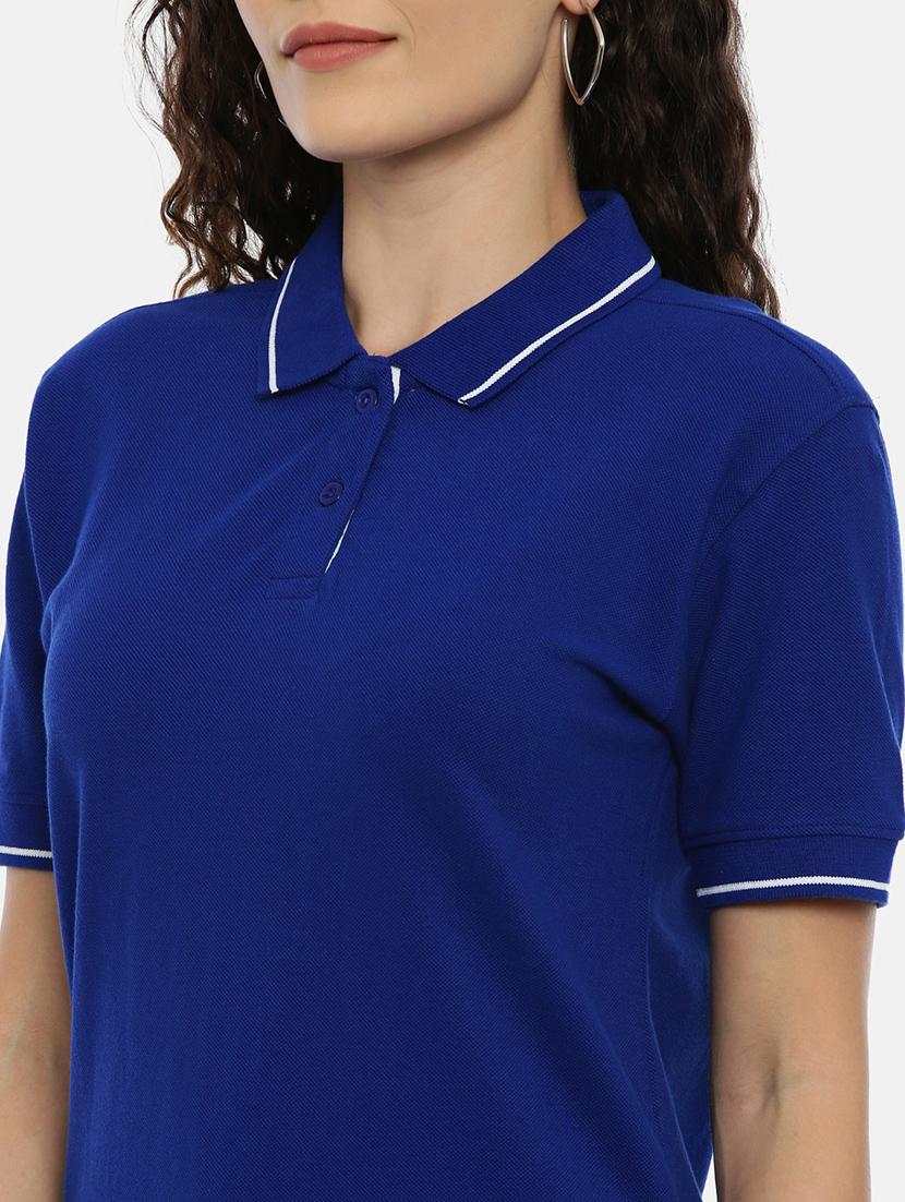 polo neck solid tee - 17206600 - Zoom Image - 5