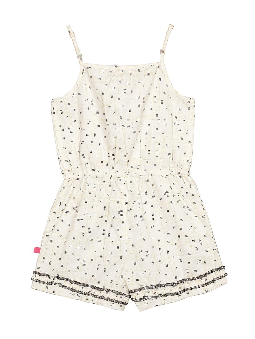 white cotton playsuits twin sets & jump suit - 17206806 - Zoom Image - 2