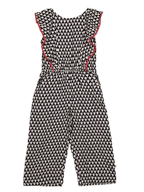 black viscose full length jumpsuit twin sets & jump suit - 17206808 - Standard Image - 1