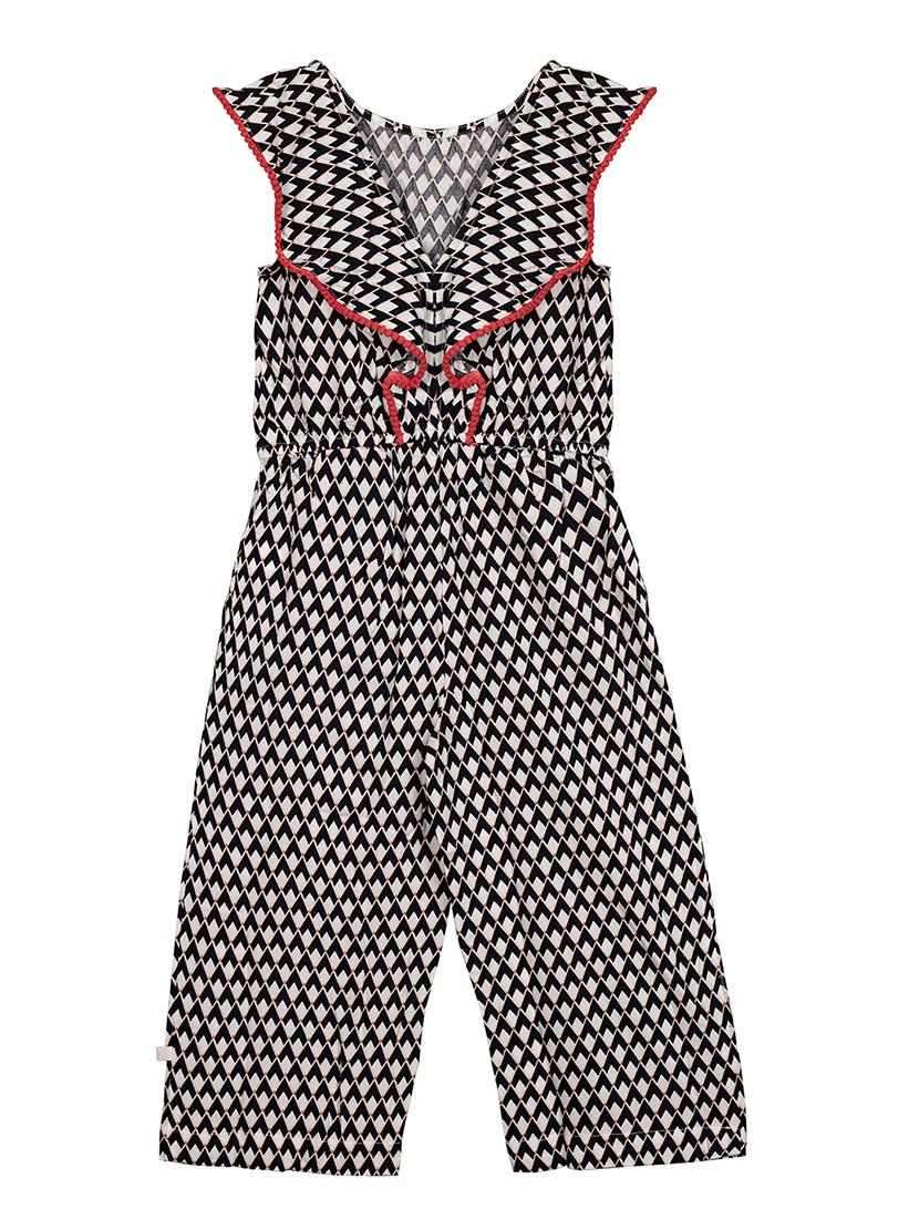 black viscose full length jumpsuit twin sets & jump suit - 17206808 - Zoom Image - 2