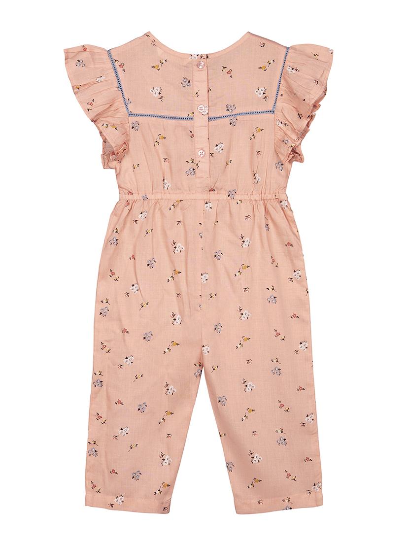 pink viscose full length jumpsuit twin sets & jump suit - 17206816 - Zoom Image - 2