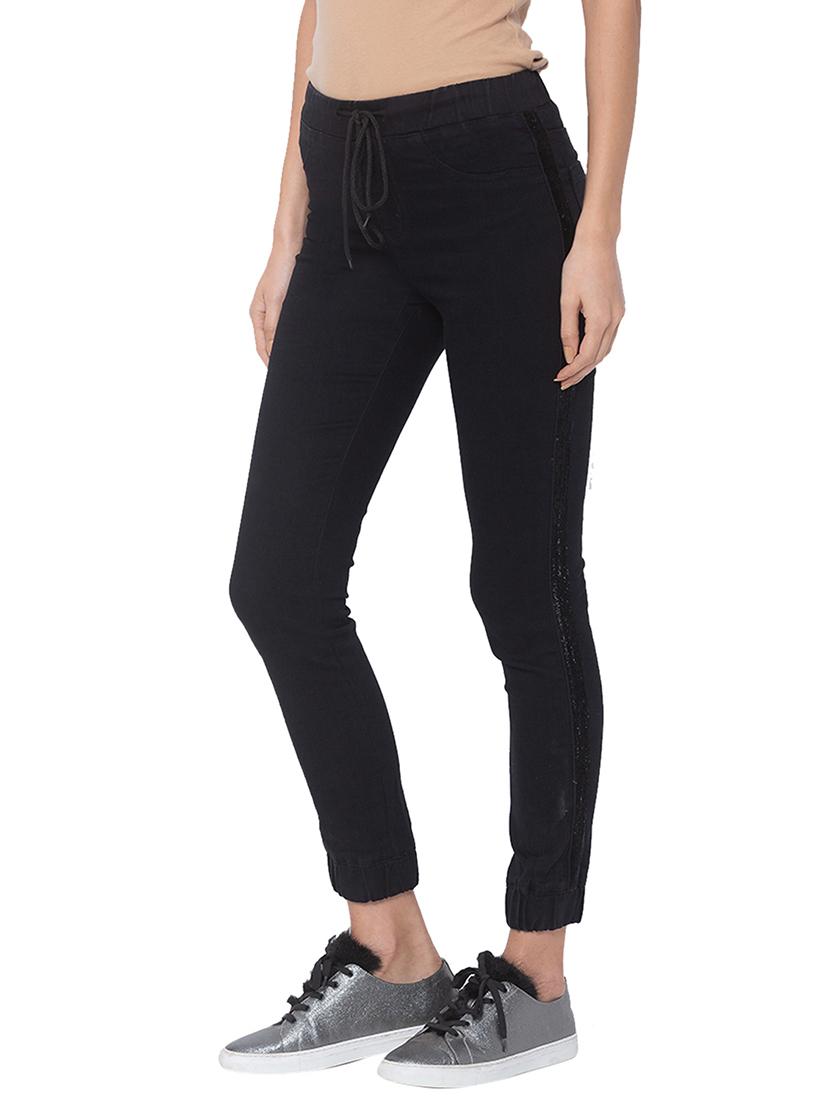 drawstring slim fit jeans - 17208517 - Zoom Image - 2