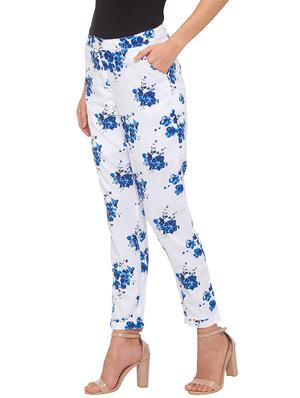 mid rise floral trouser - 17208519 - Standard Image - 2