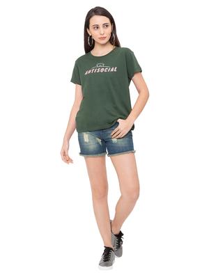 distressed denim shorts - 17208545 - Standard Image - 4