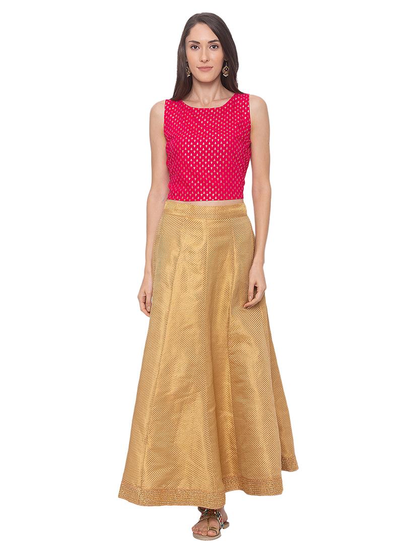 magenta printed blouse - 17208547 - Zoom Image - 4