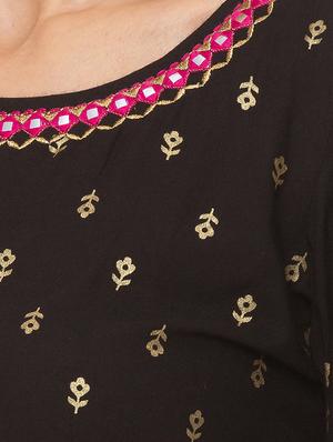 cold shoulder printed blouse - 17208548 - Standard Image - 5