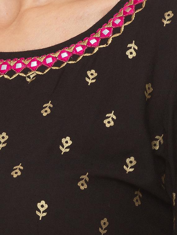 cold shoulder printed blouse - 17208548 - Zoom Image - 5