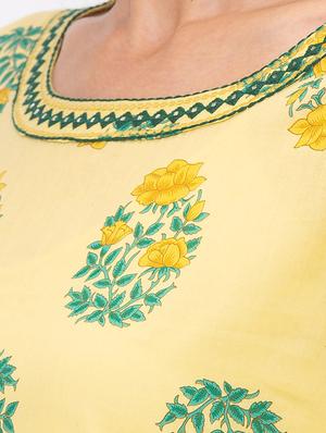 floral straight kurta - 17208604 - Standard Image - 4