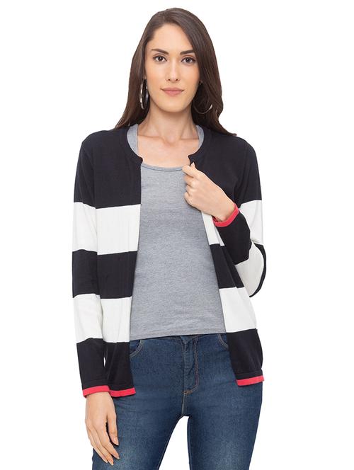 black cotton shrug - 17208646 - Standard Image - 1