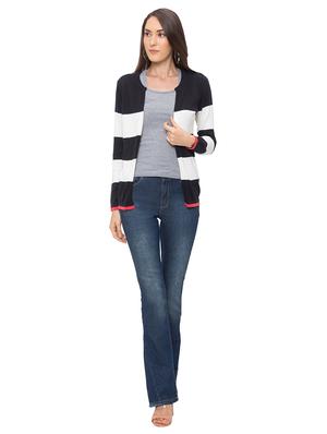 black cotton shrug - 17208646 - Standard Image - 4