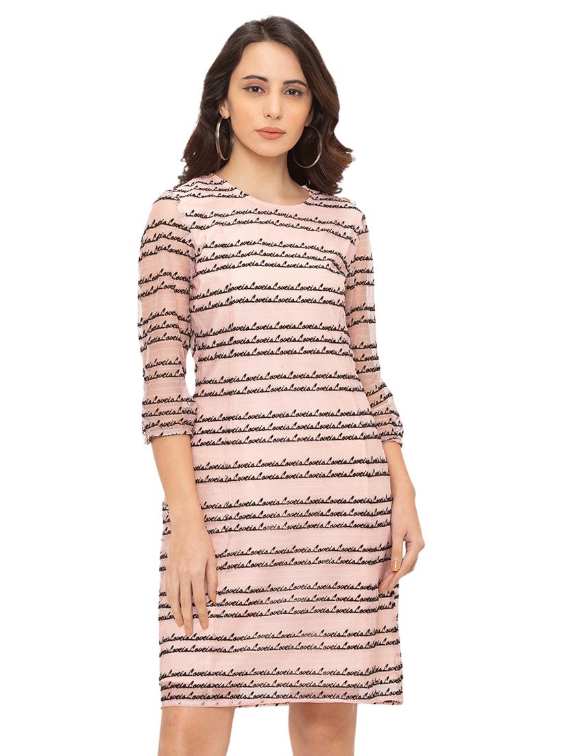 round neck sheath dress - 17208731 - Zoom Image - 1