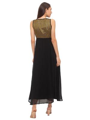 round neck maxi dress - 17208752 - Standard Image - 3