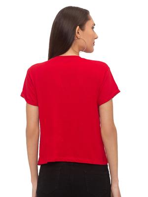 round neck printed tee - 17208785 - Standard Image - 3