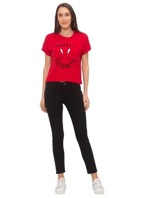 round neck printed tee - 17208785 - Standard Image - 4