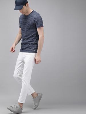 navy blue striped pocket t-shirt - 17209060 - Standard Image - 4