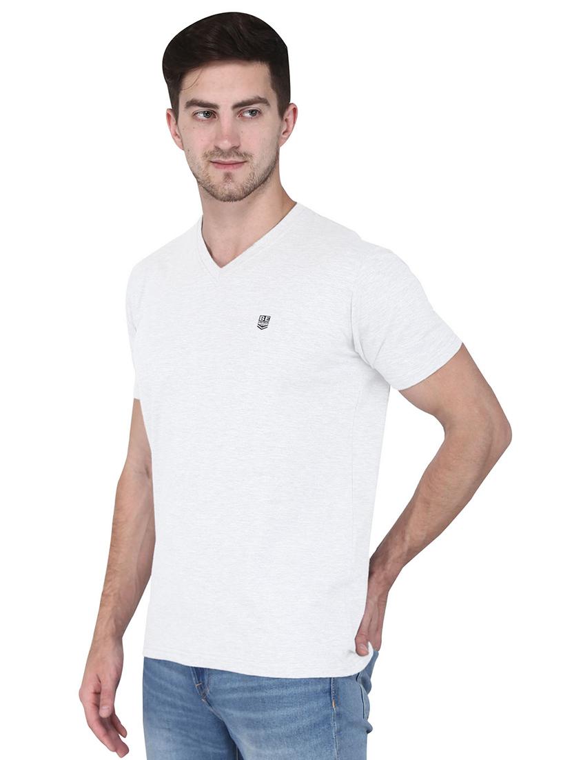 white solid t-shirt - 17209218 - Zoom Image - 2