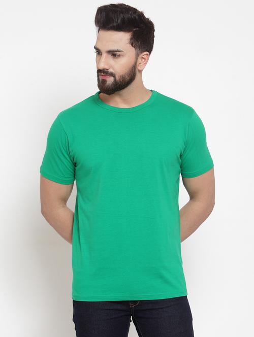 green solid t-shirt - 17209260 - Standard Image - 1