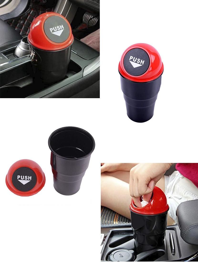 mini car trash bin can holder dustbin - 17209337 - Zoom Image - 3