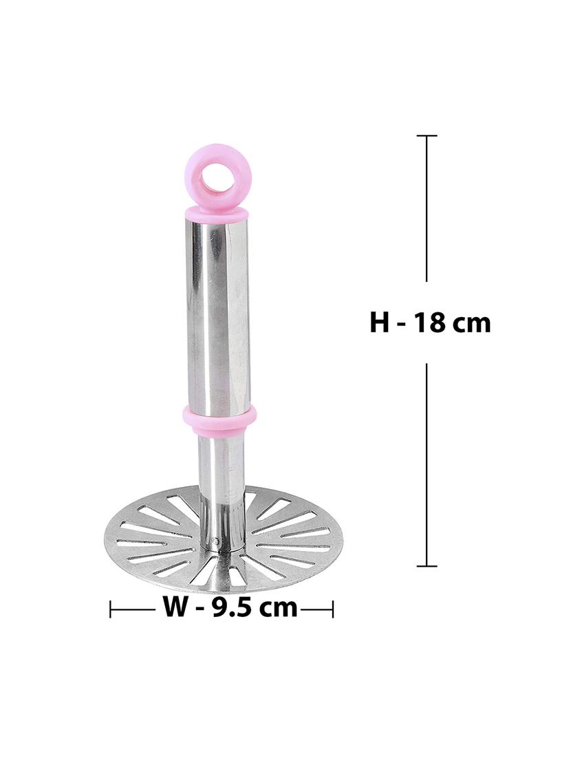 stainless steel potato vegetable pav bhaji masher (1 pcs) - 17209571 - Zoom Image - 5
