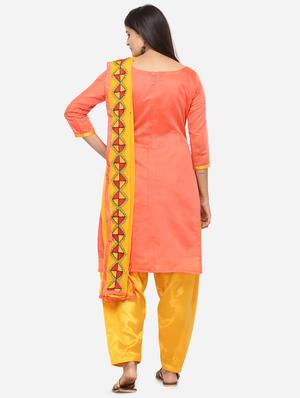 embroidered unstitched suit - 17209774 - Standard Image - 3