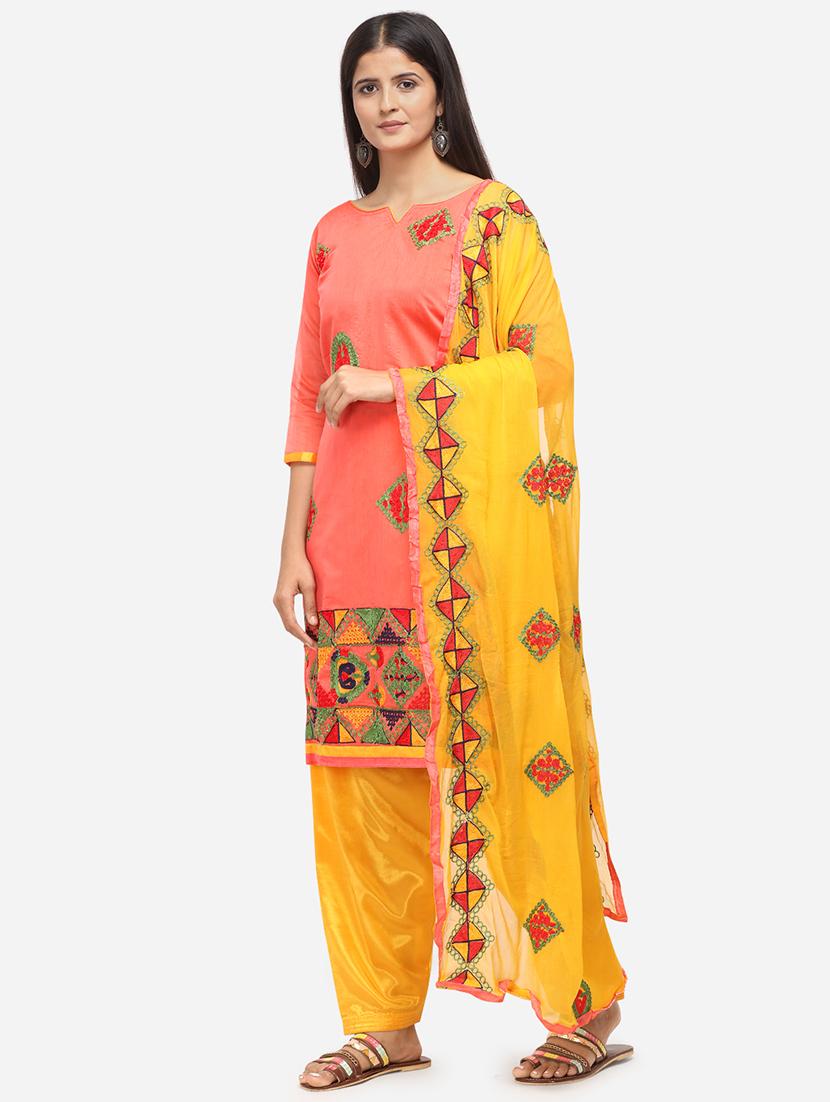 embroidered unstitched suit - 17209774 - Zoom Image - 2