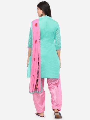 embroidered unstitched suit - 17209780 - Standard Image - 3