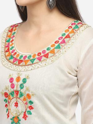embroidered unstitched suit - 17209783 - Standard Image - 4
