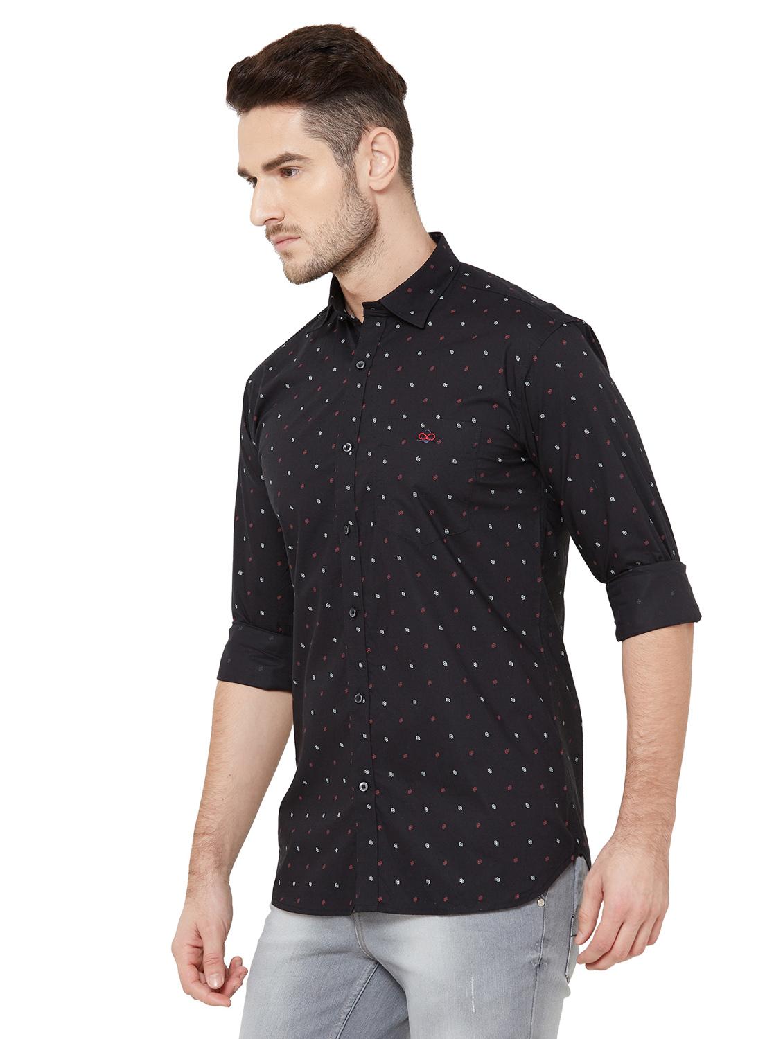 black printed casual shirt - 17210027 - Zoom Image - 2