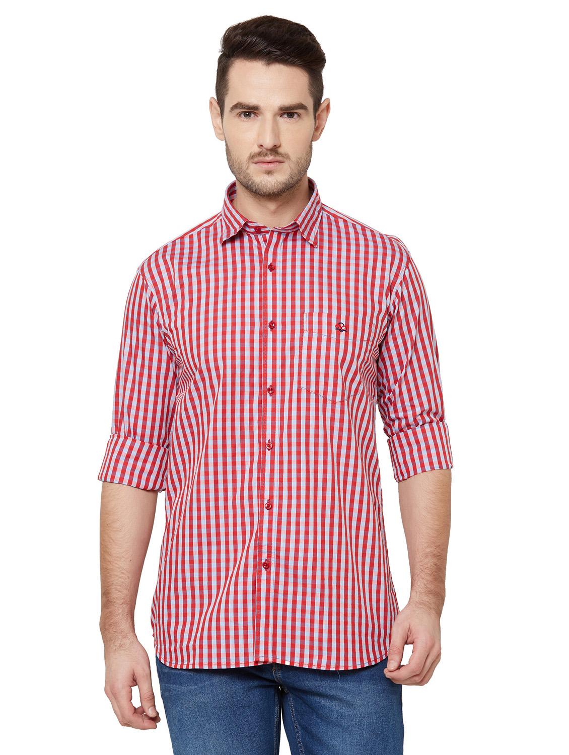 red checkered casual shirt - 17210065 - Zoom Image - 1