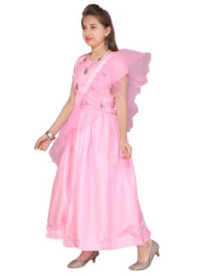 pink silk blend lehnga choli - 17210390 - Standard Image - 2