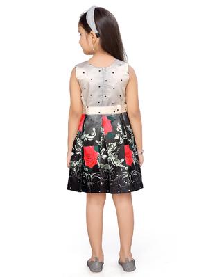 red satin frock - 17210405 - Standard Image - 3