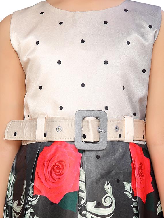 red satin frock - 17210405 - Zoom Image - 4