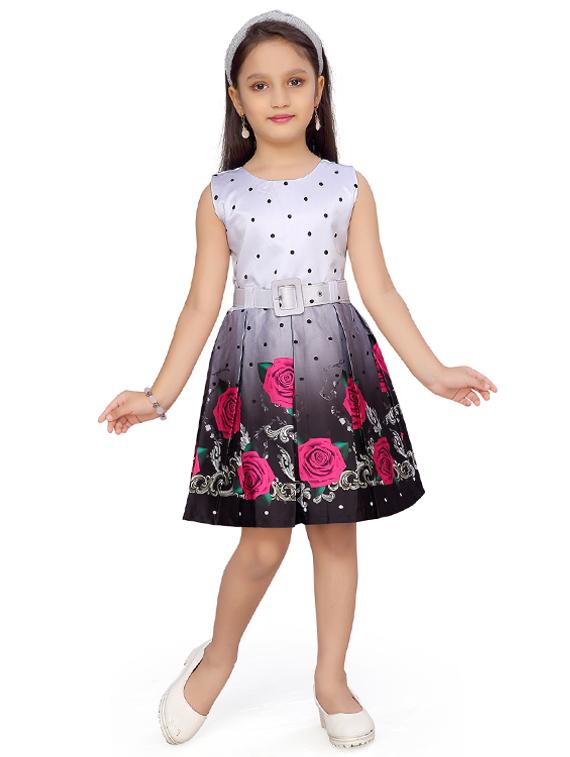 pink satin frock - 17210411 - Zoom Image - 1