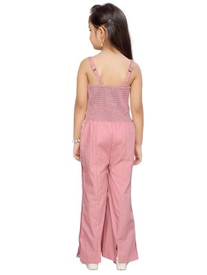 pink cotton full length jumpsuit twin sets & jump suit - 17210418 - Standard Image - 4