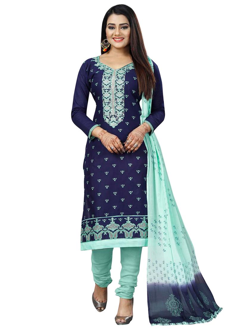 printed unstitched suit - 17210637 - Zoom Image - 1