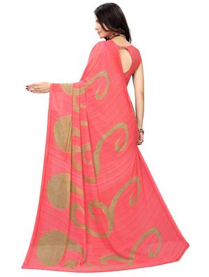 floral printed saree with blouse - 17210770 - Standard Image - 3