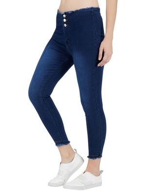 frayed detail jeans - 17211120 - Standard Image - 2