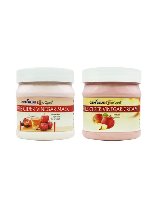 gemblue biocare apple vinegar mask + cream 500ml pack of 2 - 17211225 - Standard Image - 1