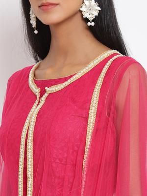 embellished a-line lehenga - 17211328 - Standard Image - 4
