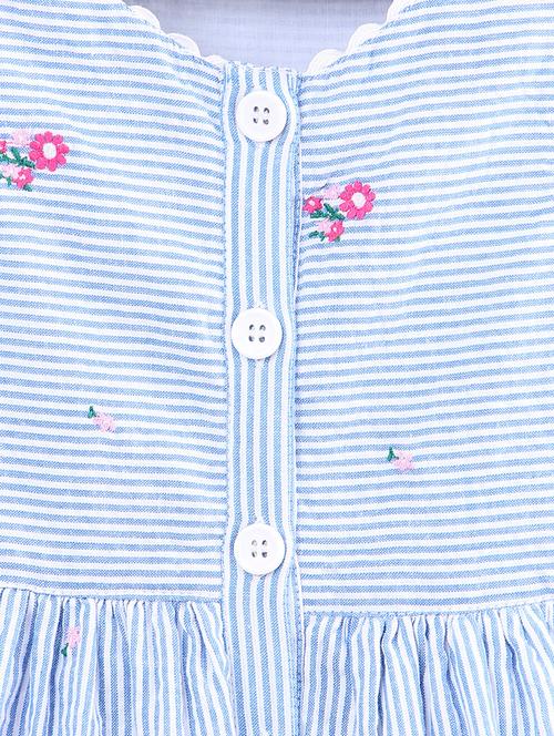 blue cotton frock - 17211345 - Standard Image - 1