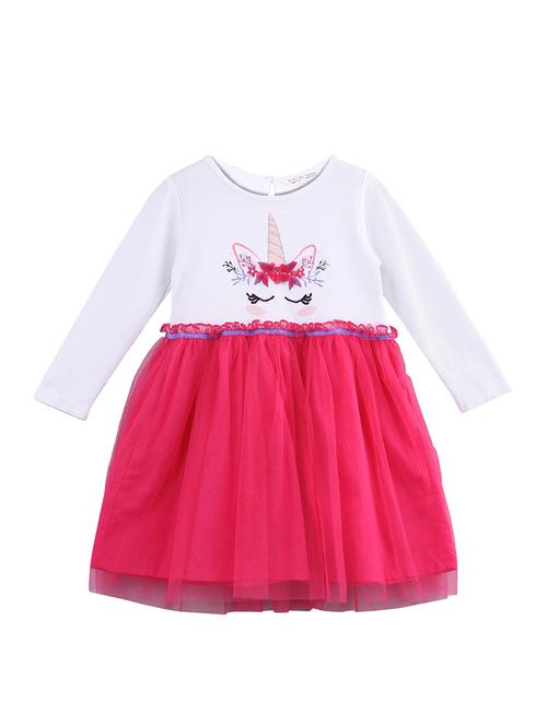 pink cotton frock - 17211346 - Standard Image - 1